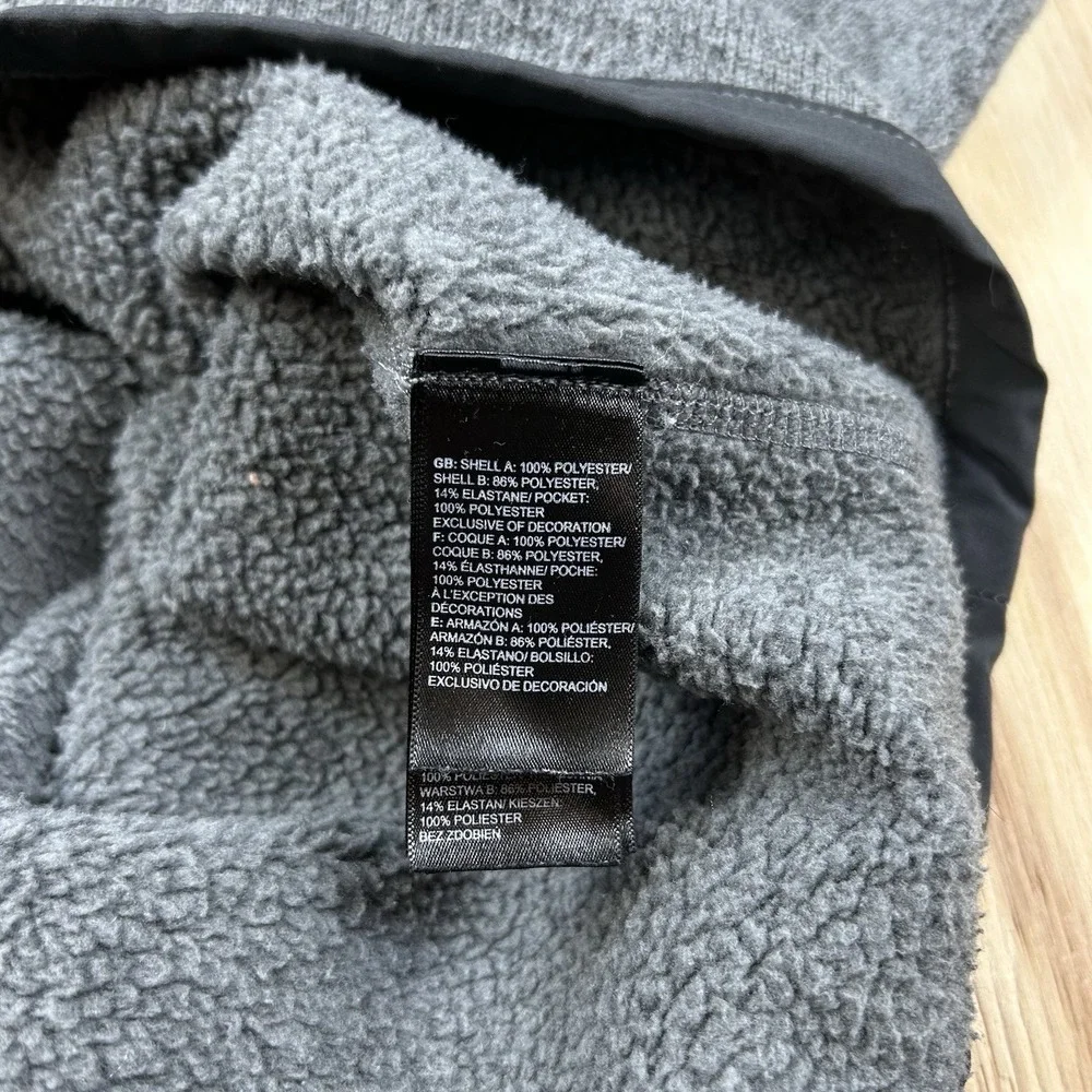 The North Face Men's Medium Gray Half Zip Fleece Pullover NF0A5GL2 Outdoor